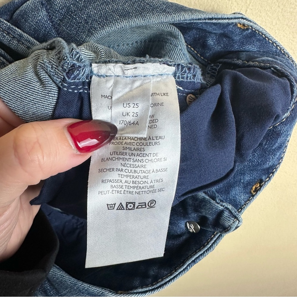 Free People NWT Montana Skinny Slim Leg Jeans in Lake Blue Women’s Size 25 - Picture 11 of 16